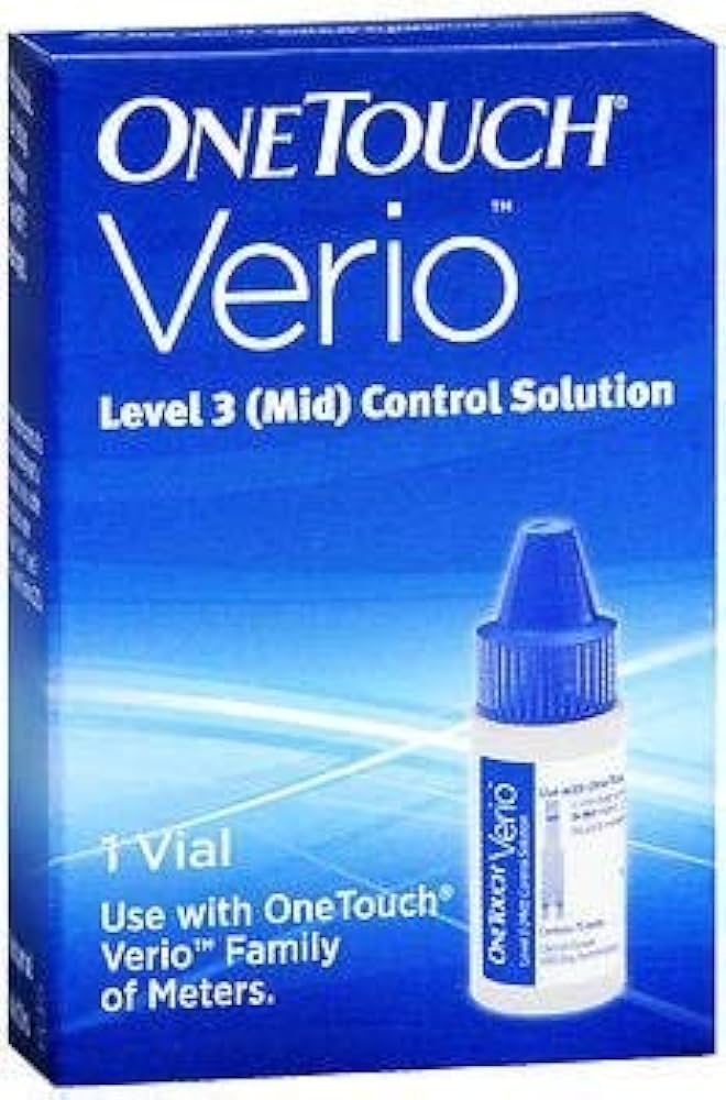 Amazon.com: OneTouch Verio Level 3 (Mid) Control Solution - 1 Vial