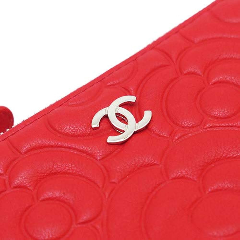 Amazon.co.jp: [シャネル] CHANEL ポーチ レディース A82279 RED/SV