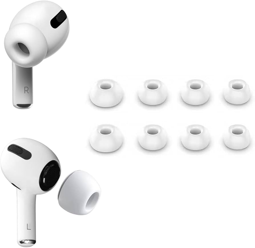 8 PCS Ear Tips Compatible with AirPods Pro Tip,YINVA Silicone