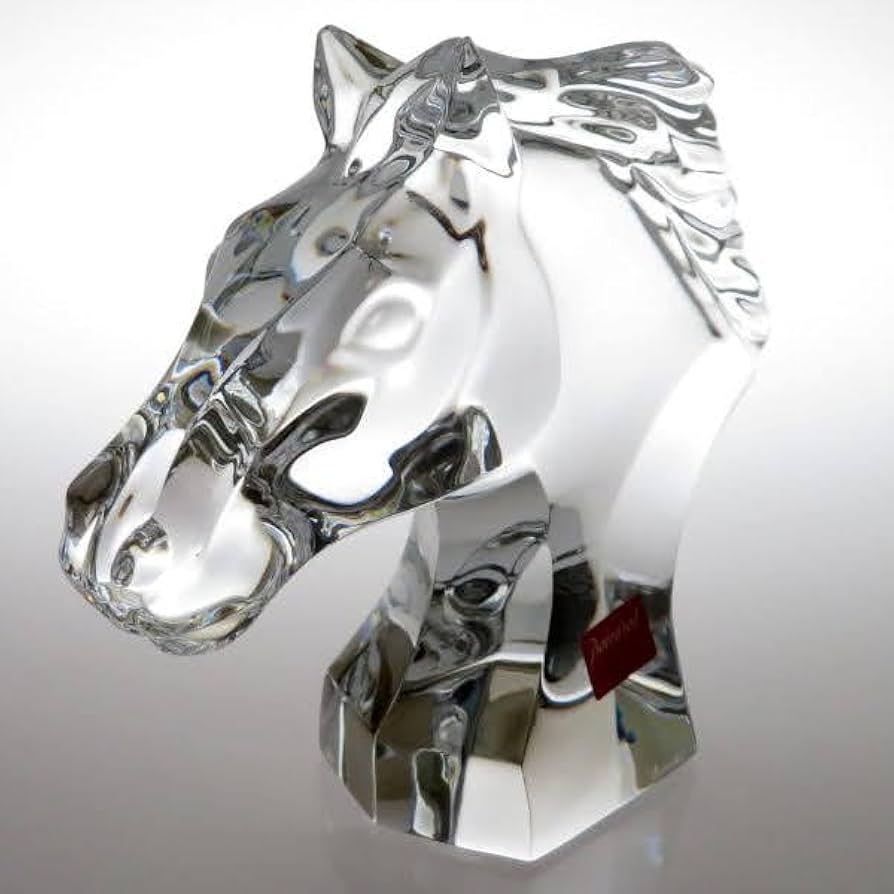 Amazon.co.jp: バカラ フィギュリン ○ 馬の頭 ホース ヘッド