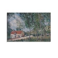 Amazon.co.jp: パリの春、リンゴの花、1879年 アルフレッド・シスレー