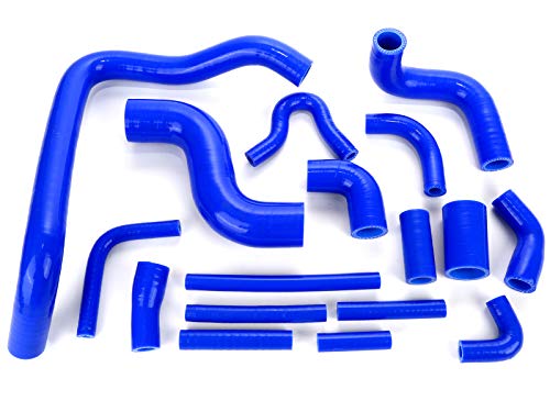 Amazon | シリコン ホースキット ダイハツ用 L880K コペン ブルー 17本