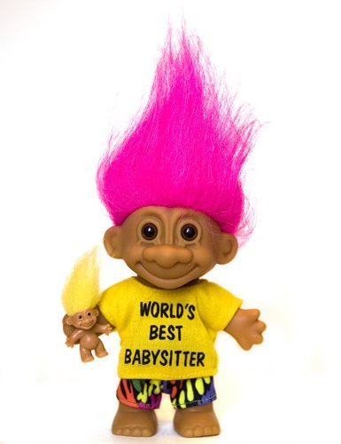 Amazon.com: Russ My Lucky World's Best Babysitter Troll Doll with