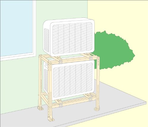 Amazon | 日晴金属 クーラーキヤッチャー 平地二段 アイボリー C-WG-L
