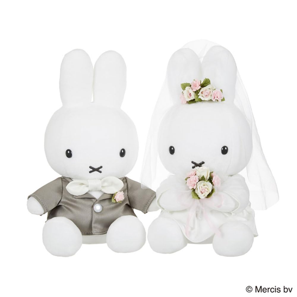 Amazon.co.jp: Sekiguchi Miffy Wedding Doll Western Outfit Plush