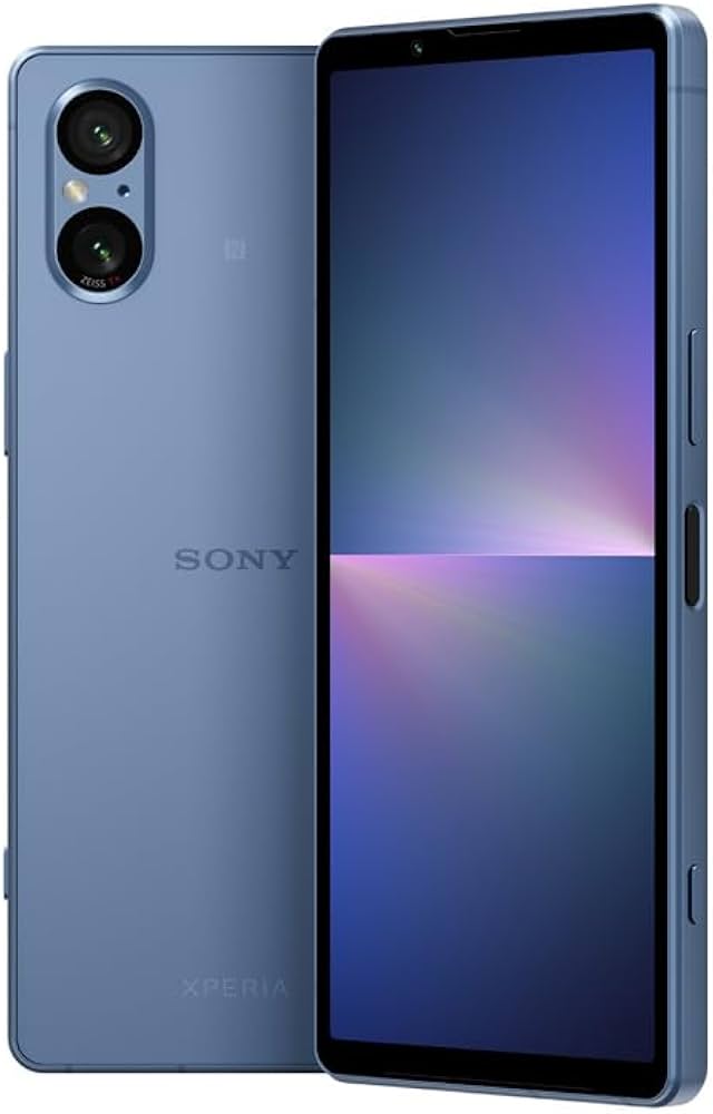 Amazon.co.jp: Sony Xperia 5 V Blue SIM Free Smartphone XQ-DE44 L