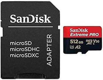 Amazon | SanDisk 512GB microSD Extreme PRO メモリーカード