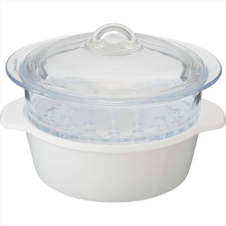 Amazon｜Luminarc VITRO フラム ブルーミング 蒸し器セイロ1段 IH