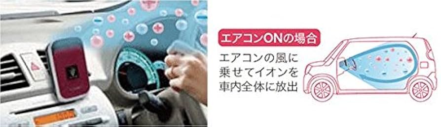 Amazon | SHARP プラズマクラスター搭載 車載用イオン発生器 ピンク系