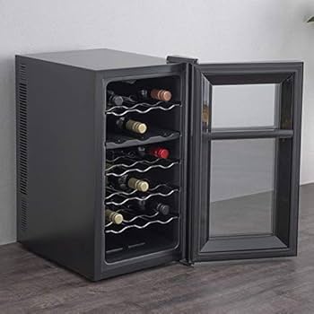 Amazon.co.jp: アイリスオーヤマ ペルチェ式ワインセラー 18本 50L