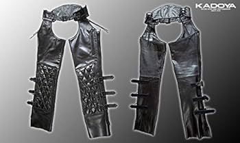 Amazon | カドヤ(KADOYA) バイク用レザーパンツ CHAPS-EVO ブラック