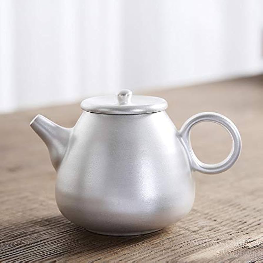 Amazon | シルバーポット手作り西師ポット家庭用小型シルバー