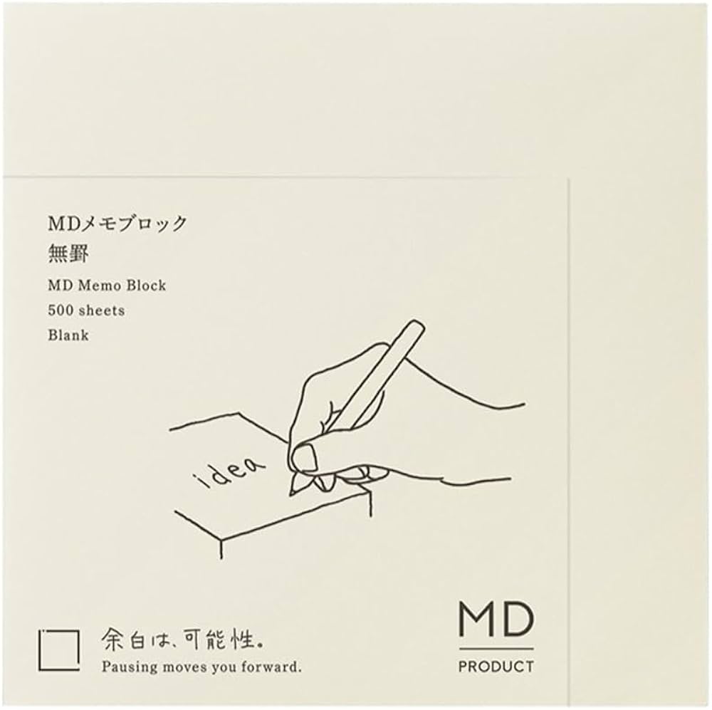 Amazon.co.jp: DESIGNPHIL ミドリ(MIDORI） メモ帳 MDブロックメモ 無