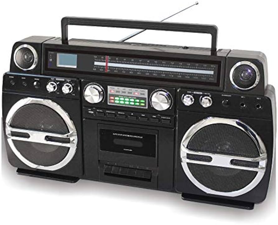 Amazon.com: TechPlay Monster B 1980S-Style Boom Box CD Player