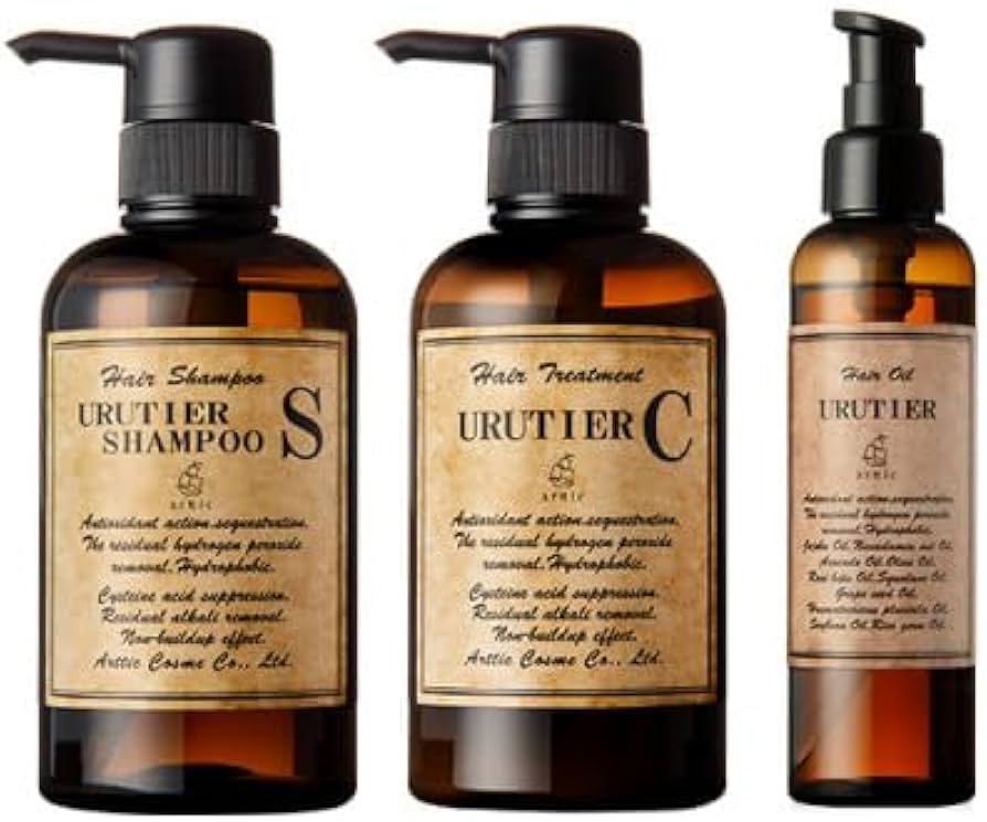 Amazon | 【公式】ウルティア シャンプー トリートメント ヘアオイル 3