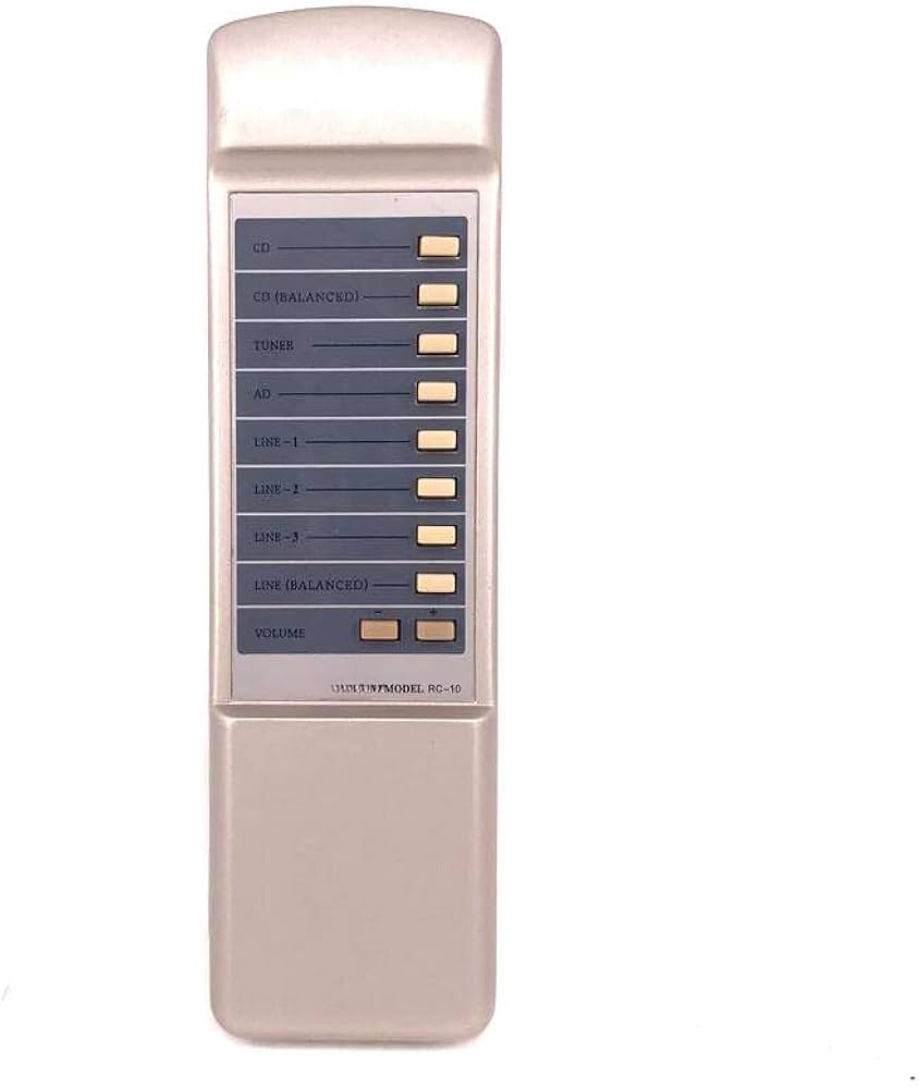 Amazon | XINFUTE 交換用RC-10 Accuphase AV CD リモコン E-408 E-350