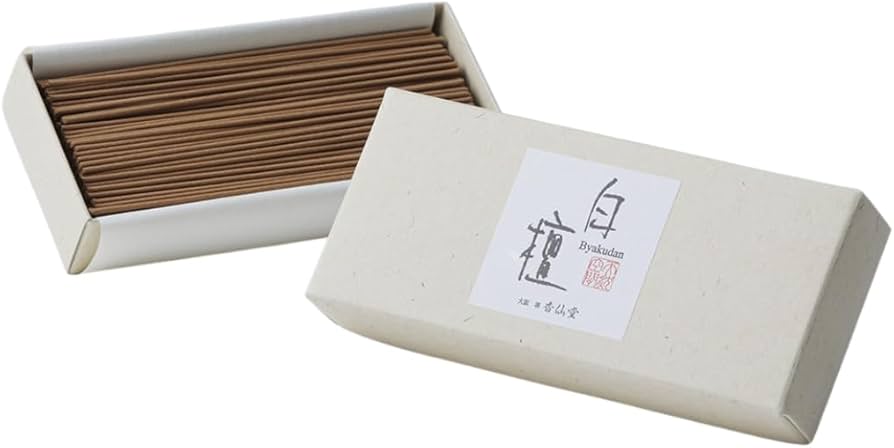 Amazon｜白檀 天然のお香 香仙堂 白檀お線香, 天然素材100%, 70g, 約