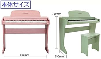 Amazon | 【ヘッドホン付】SAMICK/サミック 61KID-O2/グリーン ミニ