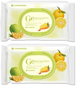 Amazon | チャームゾーン Geスキンケアシート フレッシュシトラス 60枚