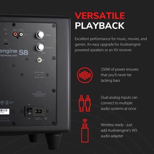 Amazon | 【国内正規品】Audioengine オーディオエンジン S8 パワード