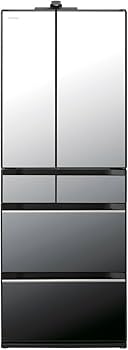 Amazon | 日立 冷蔵庫 幅68.5cm 617L R-HXCC62X X クリスタルミラー 6