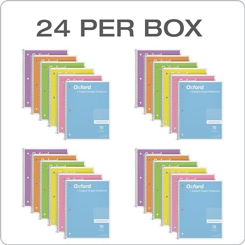 Oxford - Brandclub - Oxford Spiral Notebook Graph Ruled - 1