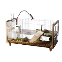 Amazon | 亀 水槽 大きい 透明 リクガメ ケージ カメの生息地 飼育箱