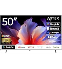 Amazon | ASTEX チューナーレステレビ 4K 50インチ Google TV Wi-Fi