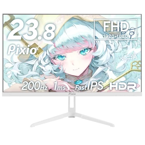 Amazon.co.jp: Pixio PX248 Wave White ゲーミングモニター 白