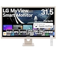 Amazon.co.jp: LG スマートモニター / 32SR50F-P/MyView Smart Monitor