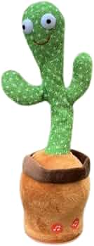 Amazon.co.jp: 踊る サボテン ぬいぐるみ かわいい表情付き 鉢植え型