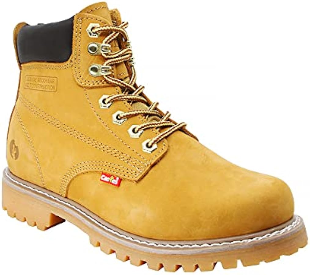 Amazon.com | Cactus Work Boots 3611 Wheat Size 5 | Industrial