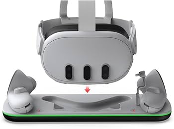 Amazon.co.jp: Meta Quest 3S/Quest 3 対応 充電ドック 磁気 デザイン