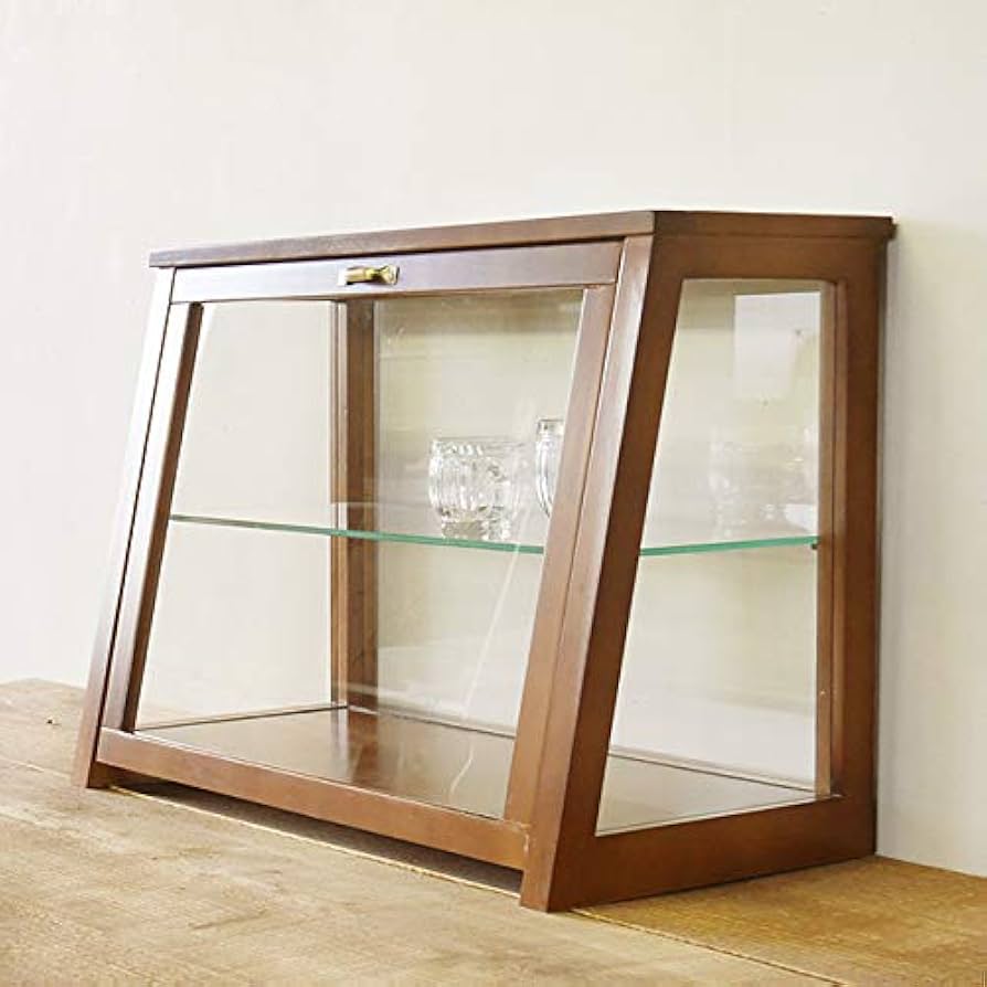 Amazon.co.jp: BREA-1248 木製 ガラスケース コレクションケース 店舗