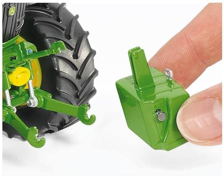 Wiking 077836 Track 1 John Deere 6250R Green,Yellow,Black : Amazon