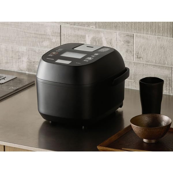 Amazon.co.jp: 東芝 ブラック 炎匠炊き [圧力IH炊飯器 (3.5合炊き)] RC