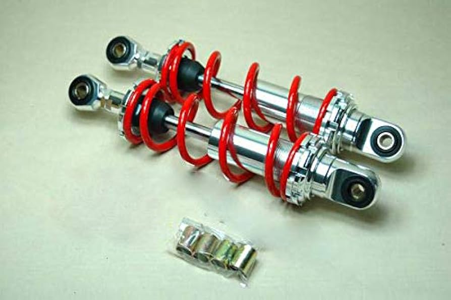 Amazon | OKD製アルミボディ荒巻サス260mm赤モンキー カブDAX | リア