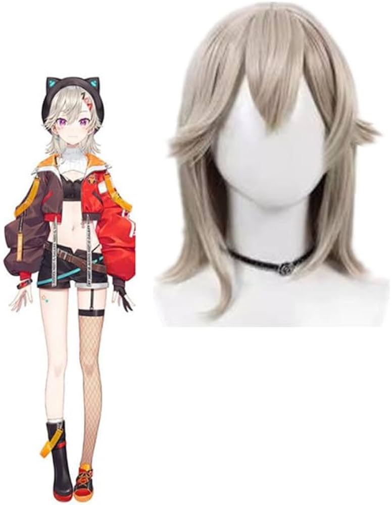 Amazon.co.jp: vtuber小森めと コスプレウィッグ ネット 付き : ホビー