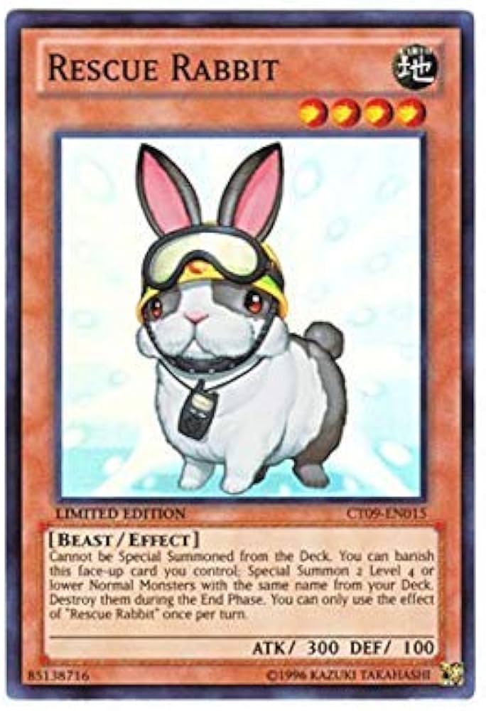Amazon.co.jp: 遊戯王 英語版 CT09-EN015 Rescue Rabbit レスキュー