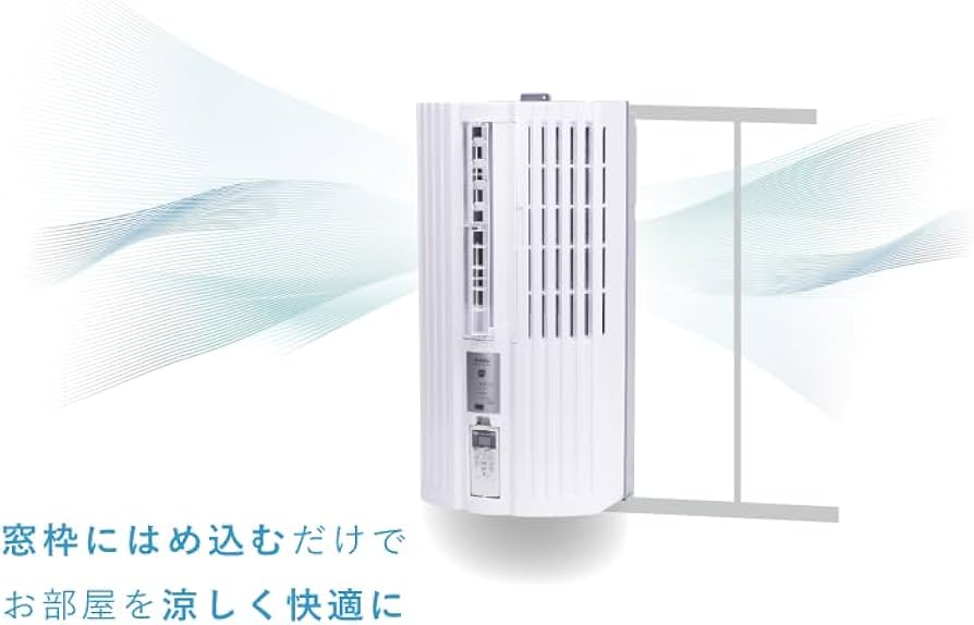 Amazon | 【トヨトミ】窓用エアコン 人感センサー付き TIW-AS18P(W) (5
