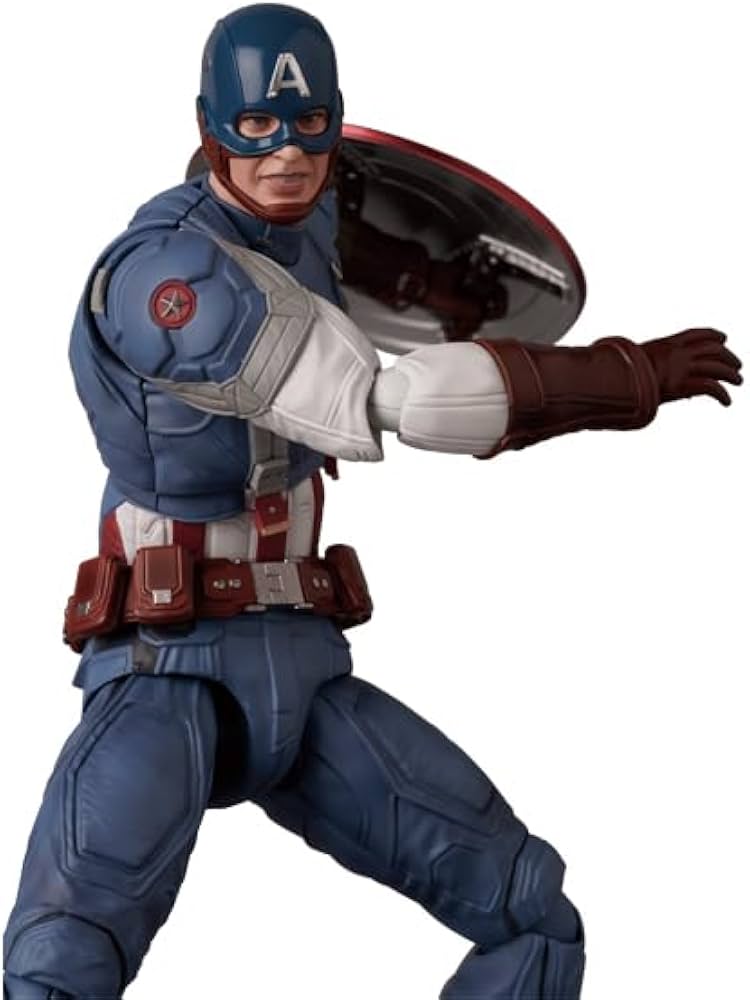 Amazon.com: MEDICOM TOY MAFEX Captain-America (Classic Suit