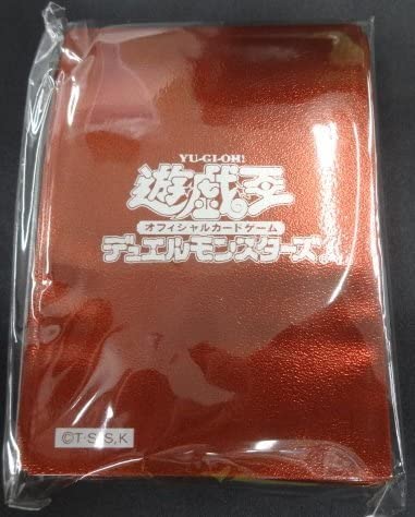Amazon.co.jp: 未開封 遊戯王 スリーブ メタリックレッド 50枚