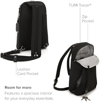 TUMI Voyageur Kileen Convertible Sling - Black/Gunmetal, Black