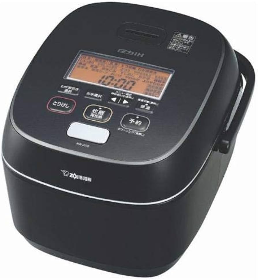 Amazon | 象印マホービン 炊飯器 1升 ブラック NW-JU18-BA | 象印