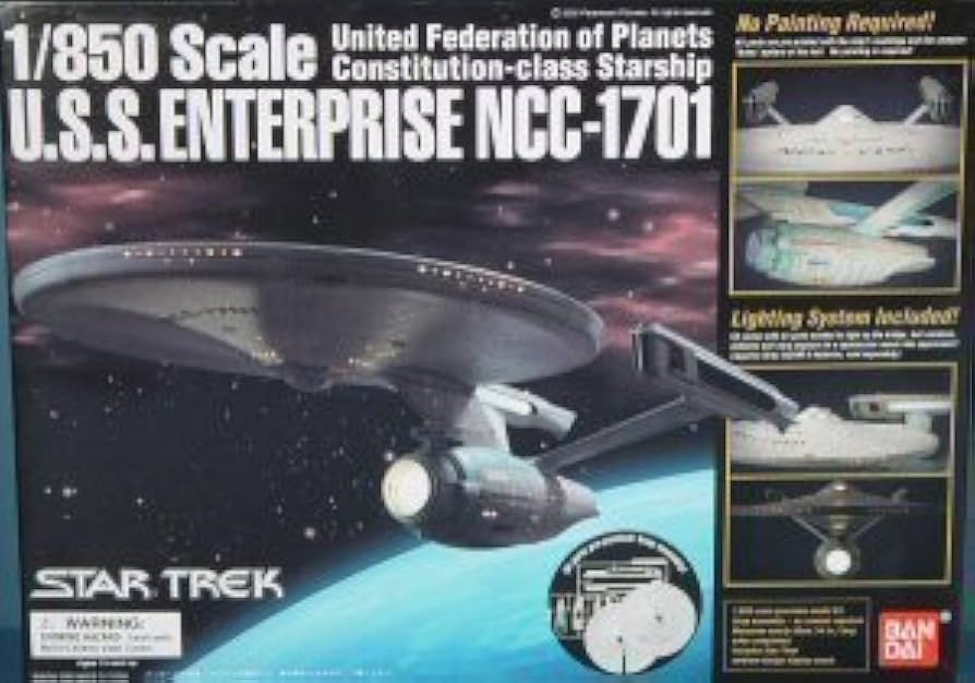 Amazon.co.jp: スタートレック 1/850 USSエンタープライズNCC-1701