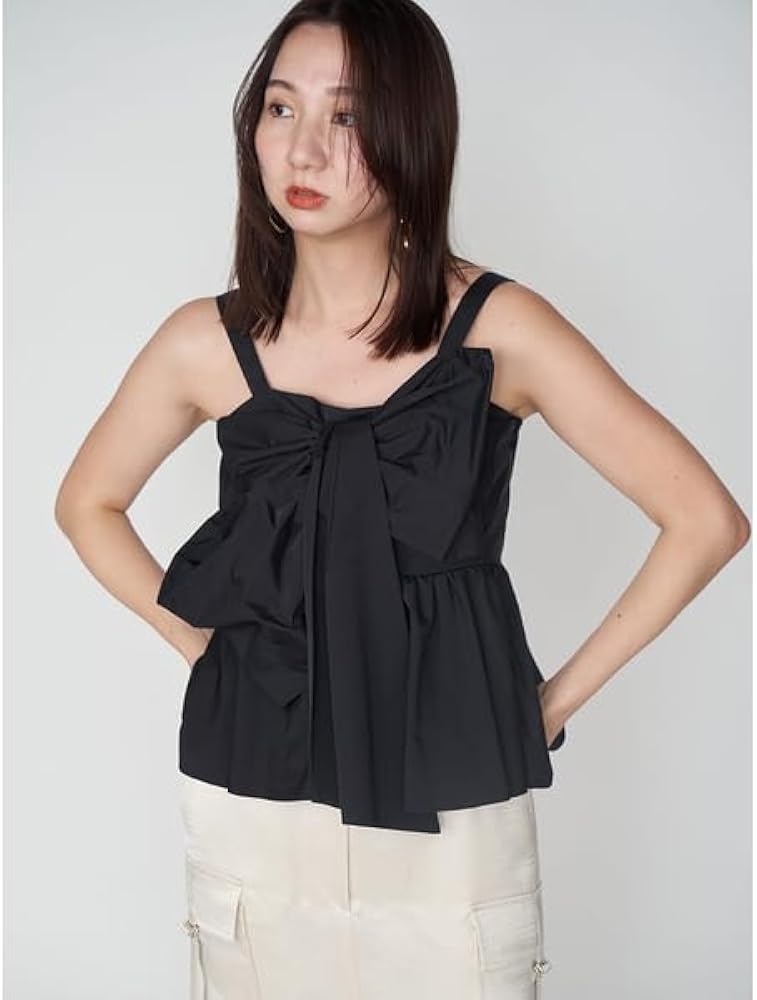 Amazon | ペプラムリボントップス | シャツ・ブラウス 通販