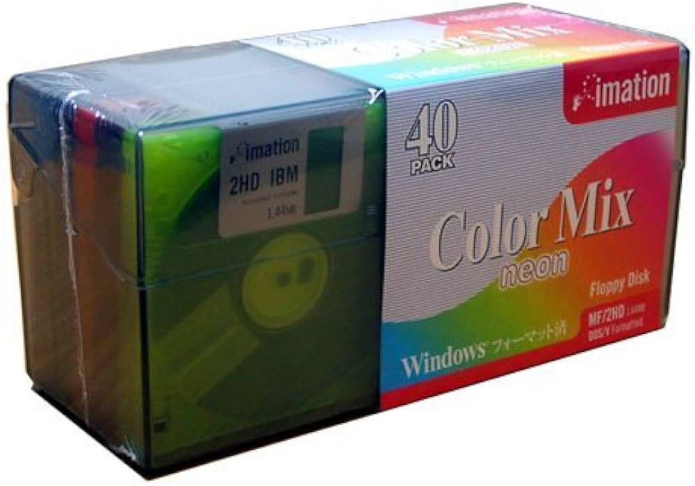 Amazon.co.jp: イメーション 3.5インチ 2HD フロッピーディスク カラー
