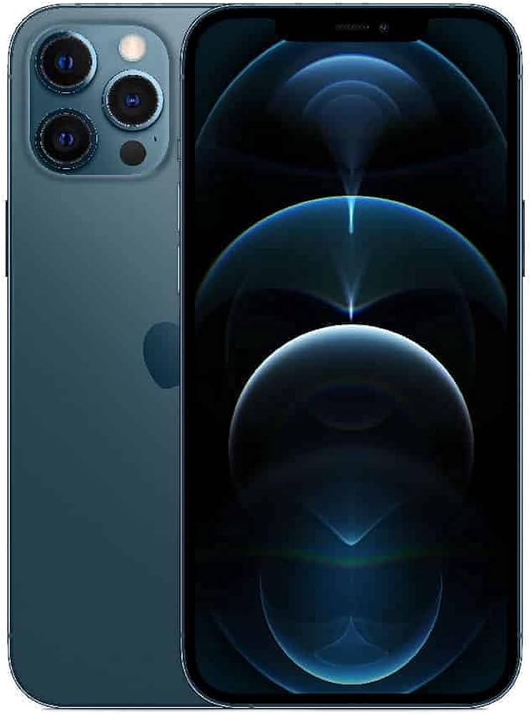 Amazon.com: Apple iPhone 12 Pro Max,128GB,太平洋藍- 完全解鎖(翻新