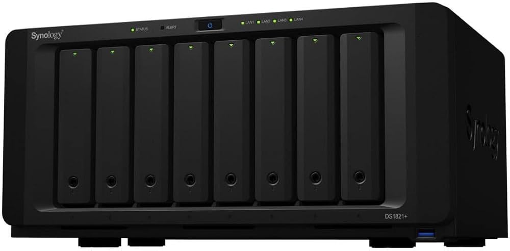 Amazon.co.jp: Synology NASキット 8ベイ 拡張可 DS1821+ クアッドコア