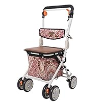 Amazon | NN/AA 高齢者向けショッピングカート 高齢者用カー シルバー